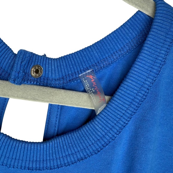 Free People Blue Sleeveless Jogger Jumpsuit Casual Relaxed Fit Women's - Picture 10 of 10